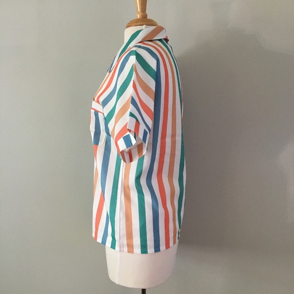 Striped Courrier Button Down - Picture 5 of 11